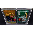 Docsmagic.de Acrylic Display for 2-Booster Packs Magnetic Lid - UV-Safe - PKM MTG YGO - Schaukasten
