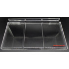 Docsmagic.de Acrylic Display for 3-Booster Packs Magnetic Lid - UV-Safe - PKM MTG YGO - Schaukasten