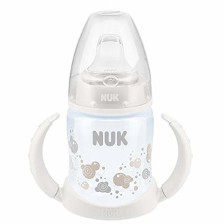 NUK First Choice Lern-Trinkflasche, 150 ml, mit Silikon-Sauger