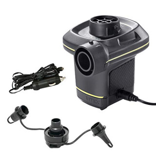 Intex 230 Volt Quick-Fill Ac/Dc Electric Pump, 66634, Schwarz