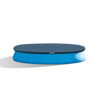 Intex Abdeckplane 28023, für Easy Set Pools, 457 cm, dunkelblau