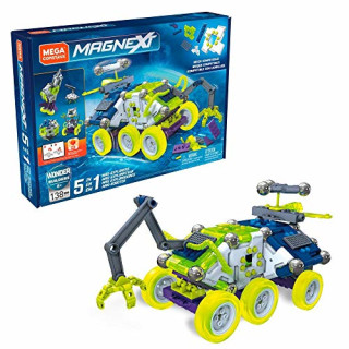 Mega Construx GFF26 - Magnext 5-in-1 Mag-Roboter magnetische Bausteine und Kugeln Bauset mit 138 Bausteinen, Spielzeug ab 5 Jahren