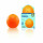 Comansi C18994 Orange Cube-Geschwindigkeits-Würfel, bunt, 9 x 9 x 9 cm