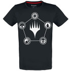 Magic: The Gathering Mana Männer T-Shirt schwarz S...
