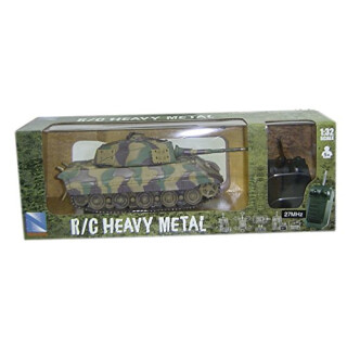 NewRay 87573 - Ferngesteuerter Modell-Panzer "King Tiger Heavy Metal" 1:32