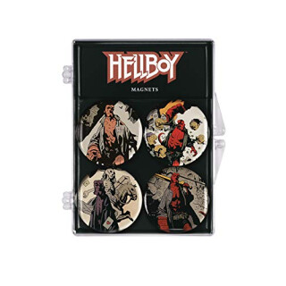 Stor 3004-964 4er-Pack Hellboy-Magnete, bunt