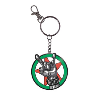 Dark Horse Deluxe 3006-709 Cyberpunk 2077 Silverhand Logo Schlüsselanhänger, Mehrfarbig, Einheitsgröße