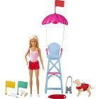 Barbie GTX69 - Rettungsschwimmerin-Spielset mit blonder...