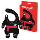 GamaGo Ninja Baby Lätzchen, schwarz