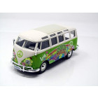 Camper Van VW Samba Bus lila Hippie Line Maisto 1:25...