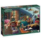 Jumbo 11300 Cats in The Attic-500 Teile Puzzlespiel,...