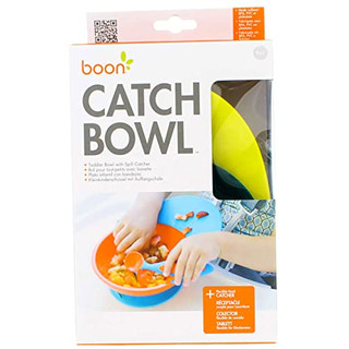 Boon B10134 - Kleinkinderschüssel Bowl mit Auffangschale, blau/grün