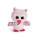 NICI Glubschis: Das Original – Glubschis Eule Princess Holly 15 cm – Kuscheltier Eule mit großen Augen – Flauschiges Plüschtier mit großen Glitzeraugen – Schmusetier für Kuscheltierliebhaber – 46318