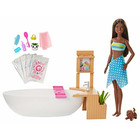 Barbie GJN33 - Wellnesstag Puppe (brünett) und...