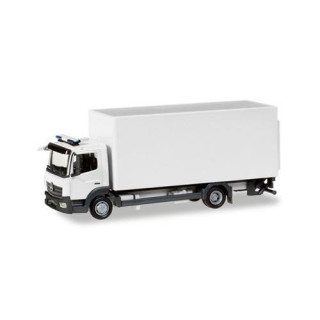 herpa 13239 Mercedes-Benz Atego LKW mit Box Mini-Kit, Silber