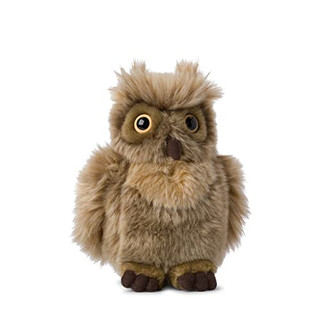 WWF Plüsch WWF01108, WWF Plüschtier Uhu (25cm), besonders Flauschige und lebensechte Plüschtierkollektion des WWF, hohe Qualitäts- und Sicherheitsstandards, auch für Babys geeignet