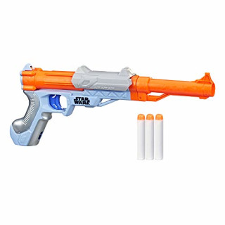 NERF Star Wars Blaster -- The Mandalorian -- Fires Darts, Breech Load, Priming Slide, Includes 3 Official Elite Darts