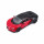 Maisto Bugatti Chiron Sport: Originalgetreues Modellauto 1:24, bewegliche Türen, Fertigmodell, 20 cm, rot-schwarz (531524)