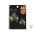 Star Trek Next Generation Badge and Pin Set