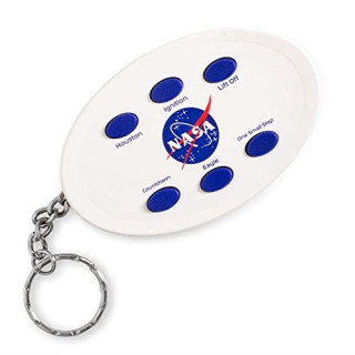 Thumbs up! NASA Sound Maker Schlüsselring, NASASNDMK, Gebrochenes Weiß, 12.5 x 15.5 x 1.5 cm
