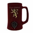 Game Of Thrones Stein Lannister Logo 3D Rotating Emblem Red
