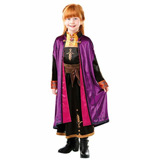 Disney Rubies Official Frozen 2 Anna Deluxe Kleid, Kostüm für Kinder, Größe 9 - 10 Jahre
