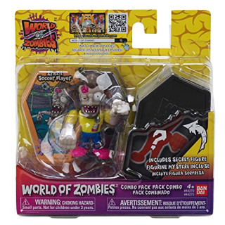 World of Zombies Zombies-44275 Packung mit Zwei Figuren 5 (Bandai 44275)