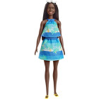 Barbie GRB37 - Loves the Ocean Puppe im Meeres-Print Rock...