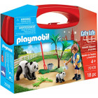 Playmobil 70105 City Life Panda Hausmeister-Tragetasche,...