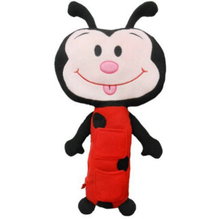Sitz Tiere Rot/ Schwarz Marienkäfer Autositz Spielzeug Kinder Spielzeug Seat Pets
