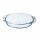 Pyrex Reflections - Irresistible Glass Oval Roaster Pie Serving Dish High Heat Resistance - L32 x W19 x H6cm, 1.9L