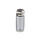 Leifheit Tritanflasche Flip 550ml, 100% dichte Sportflasche, Öffnen mit einer Hand, leichte und bruchsichere Trinkflasche mit Filter für Fruchteinsatz, nachhaltige Wasserflasche, BPA frei, silber