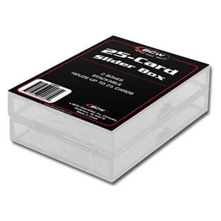 BCW 2-Piece Slider Box - 25 Count