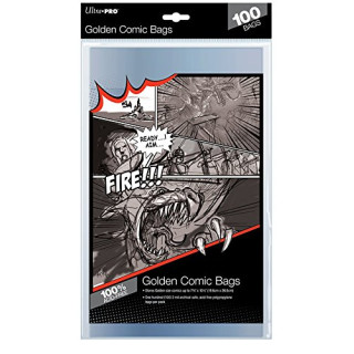 Ultra Pro - Comic Bags - Golden Size (100 Bags)