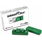Ultra Pro D6 - 2 Dice Set Gravity Dice - Emerald