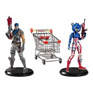 Fortnite 10591-9 Actionfiguren Shopping Cart Pack War Paint & Fireworks Team Leader 18 cm