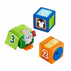 Fisher-Price GJW13 - Babys bunte Tierbausteine, 3 bunte...