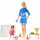 Barbie GLM47 - Fußballtrainerin Spielset mit Puppe (blond) und Zubehör, Spielzeug ab 3 Jahren