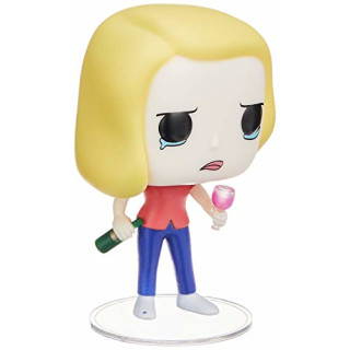 Funko POP! Animation - Rick and Morty Beth with Wine Glass Vinyl Figure 10cm
