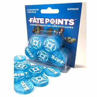 Evil Hat Productions EHP09023 Fate Points: Accelerated Core Blue - English