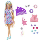 Barbie HCM88 - Totally Hair Puppe (blond/bunte Haare) im...