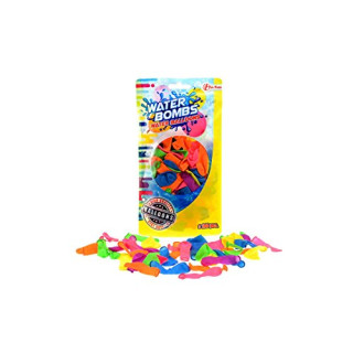 Toi-Toys Wasserbomben Set mit Pumpe - Wasserballons für draußen - ca. 25 Ballons in verschiedenen Farben
