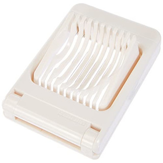 Leifheit Eierschneider ComfortLine-Serie mit 2 Funktionen, Champignonschneider schneidet sauber und exakt, kompakter Küchenhelfer zum Schneiden von Eiern, Pellkartoffeln, rostfreier Schneidedraht