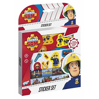 Totum Fireman Sam Sticker-Set: Gestalte Deine eigene Heldenwelt mit den verschiedenen Motiven von Feuermann Sam
