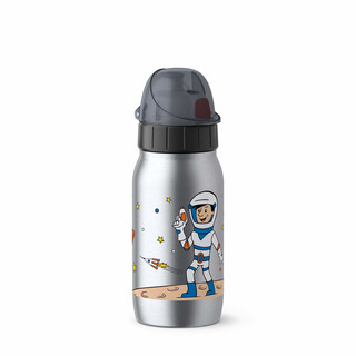 Emsa Iso2Go 518375 Isolierte Trinkflasche, 0,35 Liter, AutoClose Verschluss, Astronaut