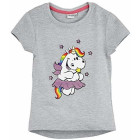 Pummeleinhorn - Shirt mit Glitterprint, Gr. 134/140