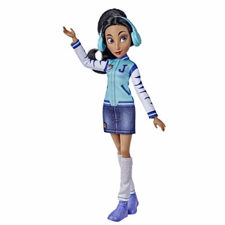 Hasbro Disney Prinzessinnen Disney Prinzessin Comfy Squad Jasmin Modepuppe zum Film Chaos im Netz, Puppe im Freizeit-Outfit für Mädchen ab 5 Jahren, N/A