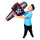 Airnormous WWE Big Bash Prop |Inflatable Microphone | Role Play | 40 Inches | Interactive Play
