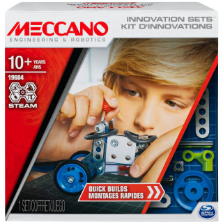 MECCANO – Erfindungs-Set – Schnellaufbau – Erfindungs-Set mit 79 Teilen und 2 Werkzeugen – Bauspiel – 6047095 – Spielzeug für Kinder ab 10 Jahren