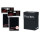 Black Deck Box for Trading Cards and 100 Black Standard Size Sleeves by Ultra Pro